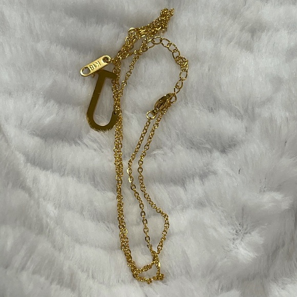 Jewelry K18 Solid Gold J Necklace Tagged Poshmark